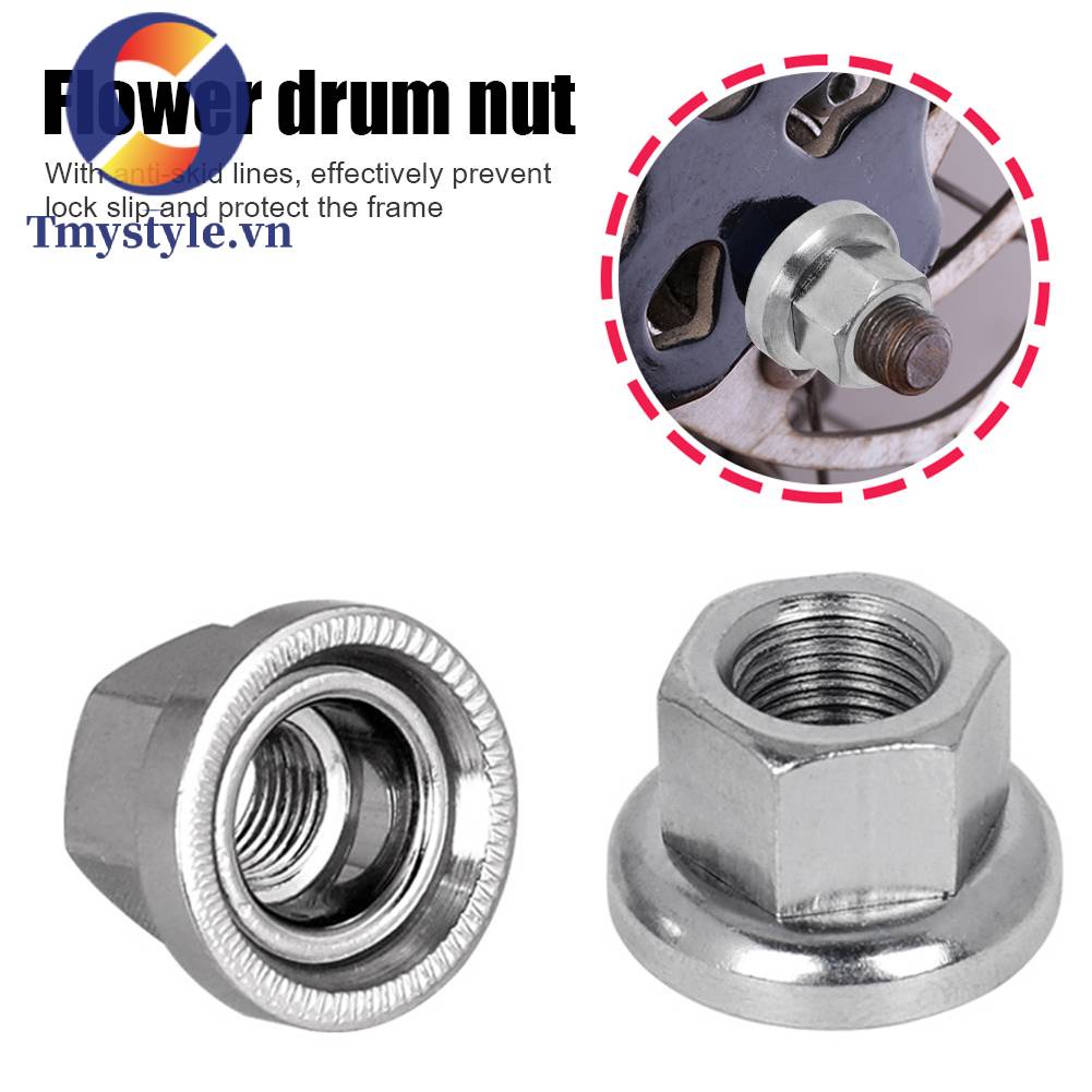 Đai Ốc M10 Cố Định Bánh Xe Đạp Leo Núi MTB