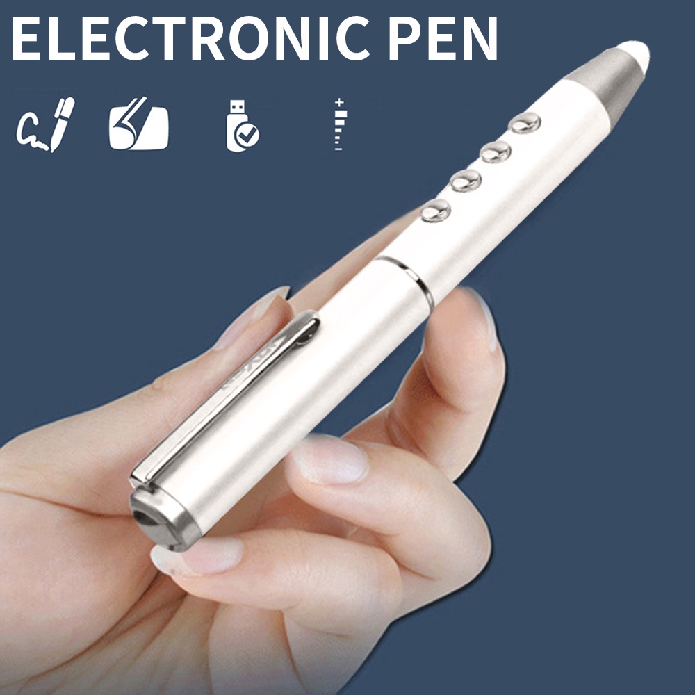 Bút Thuyết Trình Không Dây USB PPT Có Thể Lật Với Bút Cảm Ứng Và Điều Khiển Âm Lượng