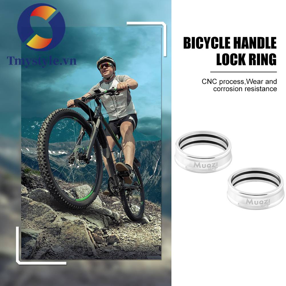 Muqzi Set 2 Vòng Kẹp Tay Lái Thẳng Gọn Nhẹ Cho Xe Đạp Leo Núi MTB