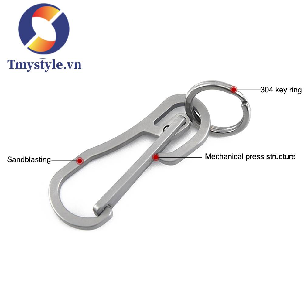 Móc Khóa Dây Thắt Lưng Leo Núi Bằng Thép Không Gỉ