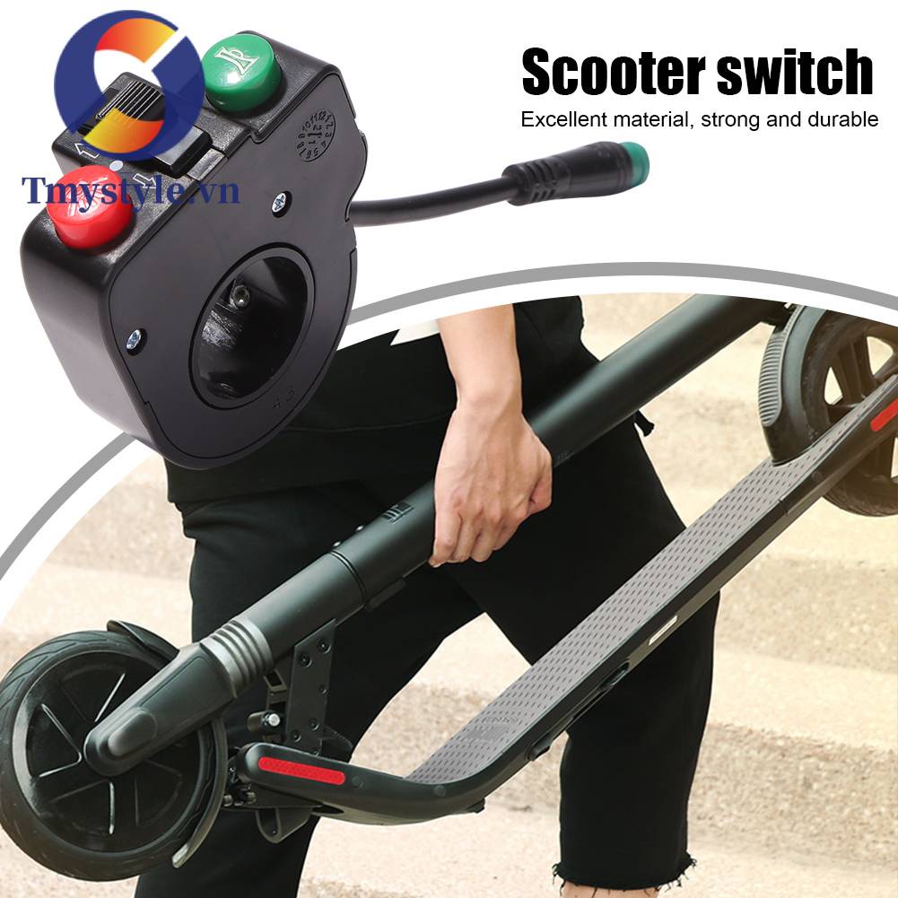 Bộ Công Tắc Đèn Pha / Còi / Xi Nhan Chống Thấm Nước Gắn Tay Lái Xe