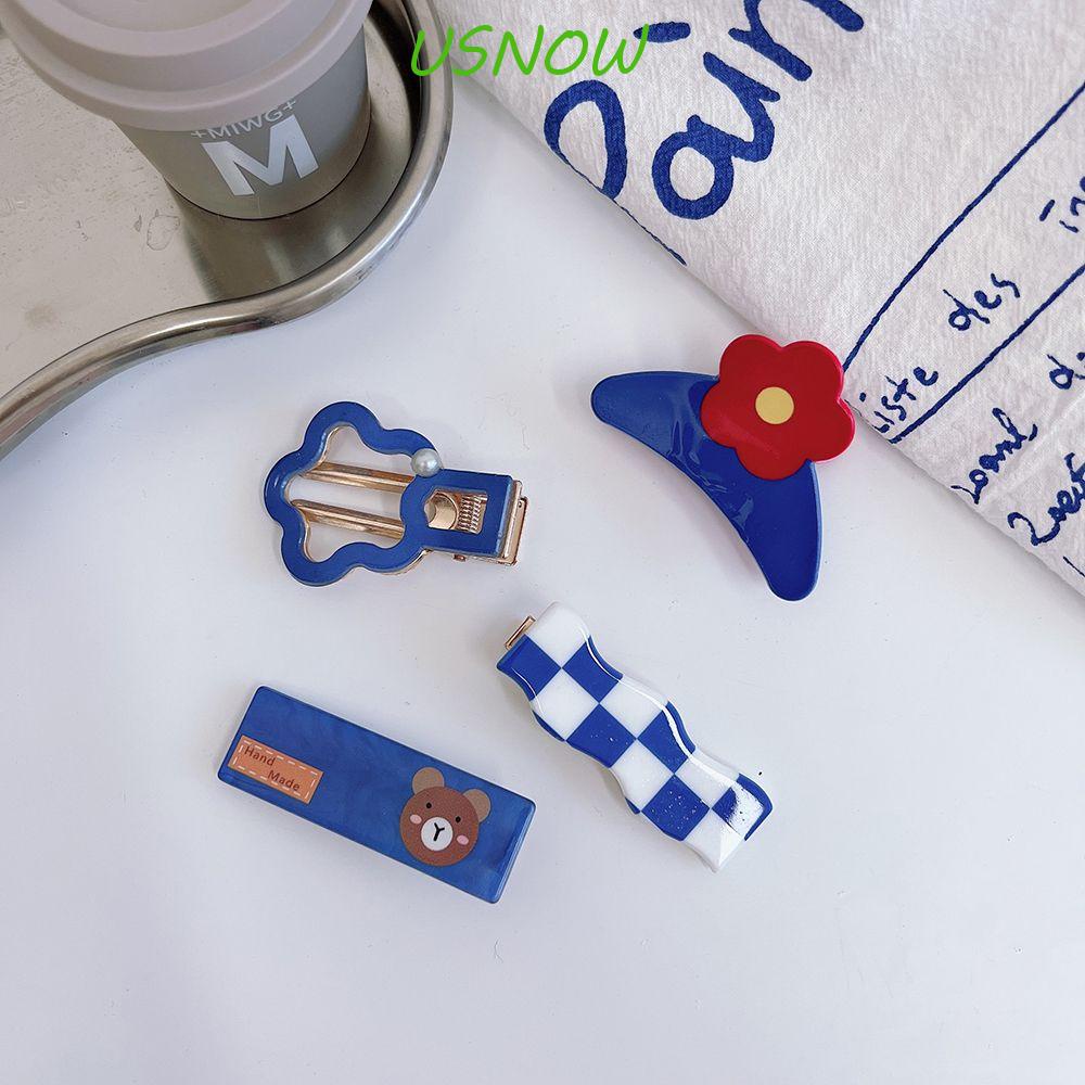 USNOW Kẹp Tóc Hình Chiếc Nơ Xinh Xắn Dành Cho Nữ