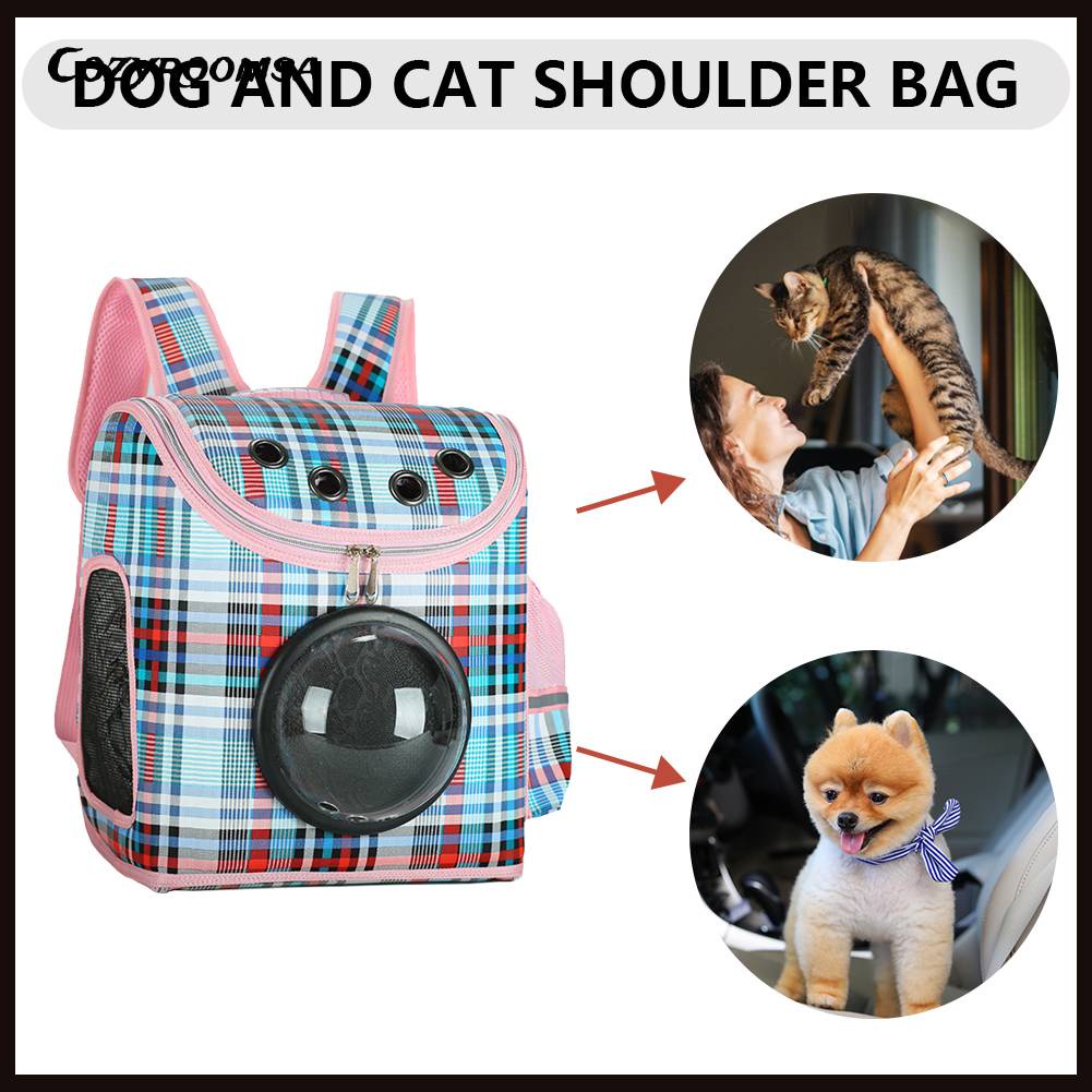 Ba Lô Địu Thú Cưng Thiết Kế Trong Suốt Thoáng Khí Tiện Dụng