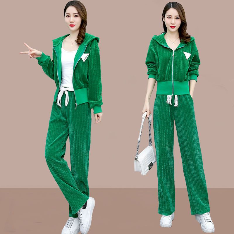 Bộ Đồ Thể Thao Dài Tay Dáng Rộng Cỡ Lớn Thời Trang 2023 Giản Dị Dành Cho Nữ