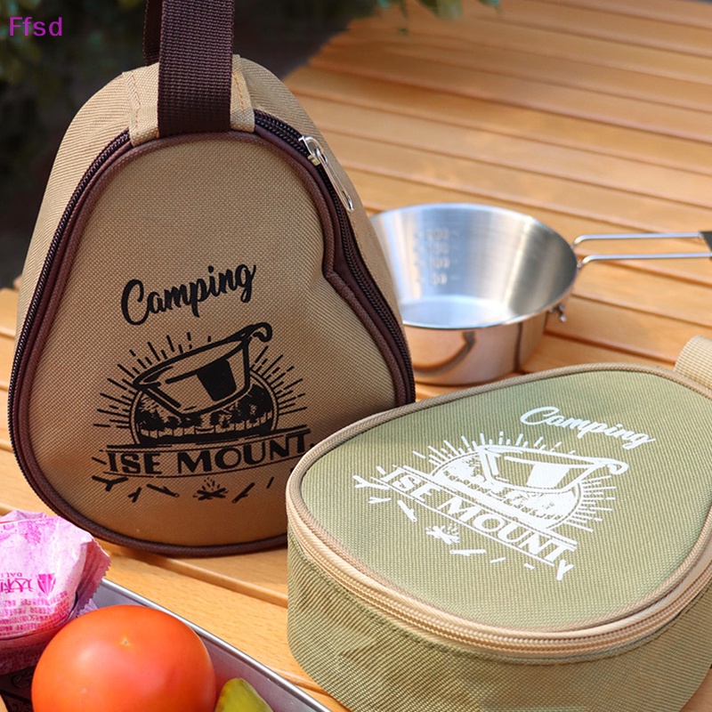 Túi Đựng Dụng Cụ Ăn Uống Bằng Vải Oxford Chống Thấm Nước Tiện Dụng Mang Theo Du Lịch Cắm Trại