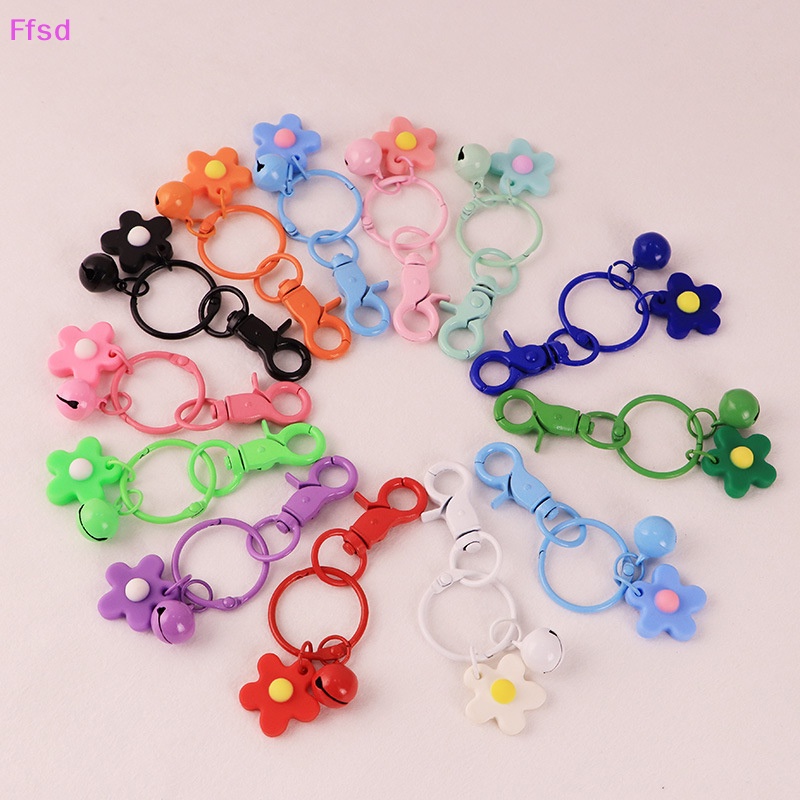 {Ffsd} Móc Chìa Khóa Xe Hơi / Túi Xách Hình Hoa Kẹo Nhỏ Thời Trang Hàn Quốc Cho Nữ