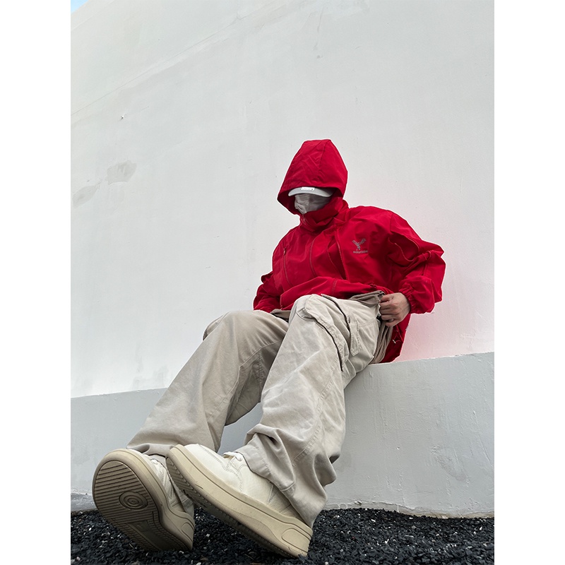 Quần Dài Dáng Rộng Nhiều Túi Cá Tính Năng Động Phong Cách Hip-Hop Cho Nam Nữ