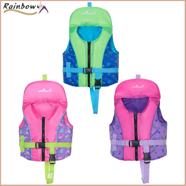 Áo Phao Bơi Không Tay An Toàn Có Thể Điều Chỉnh Cho Bé 22-46lbs