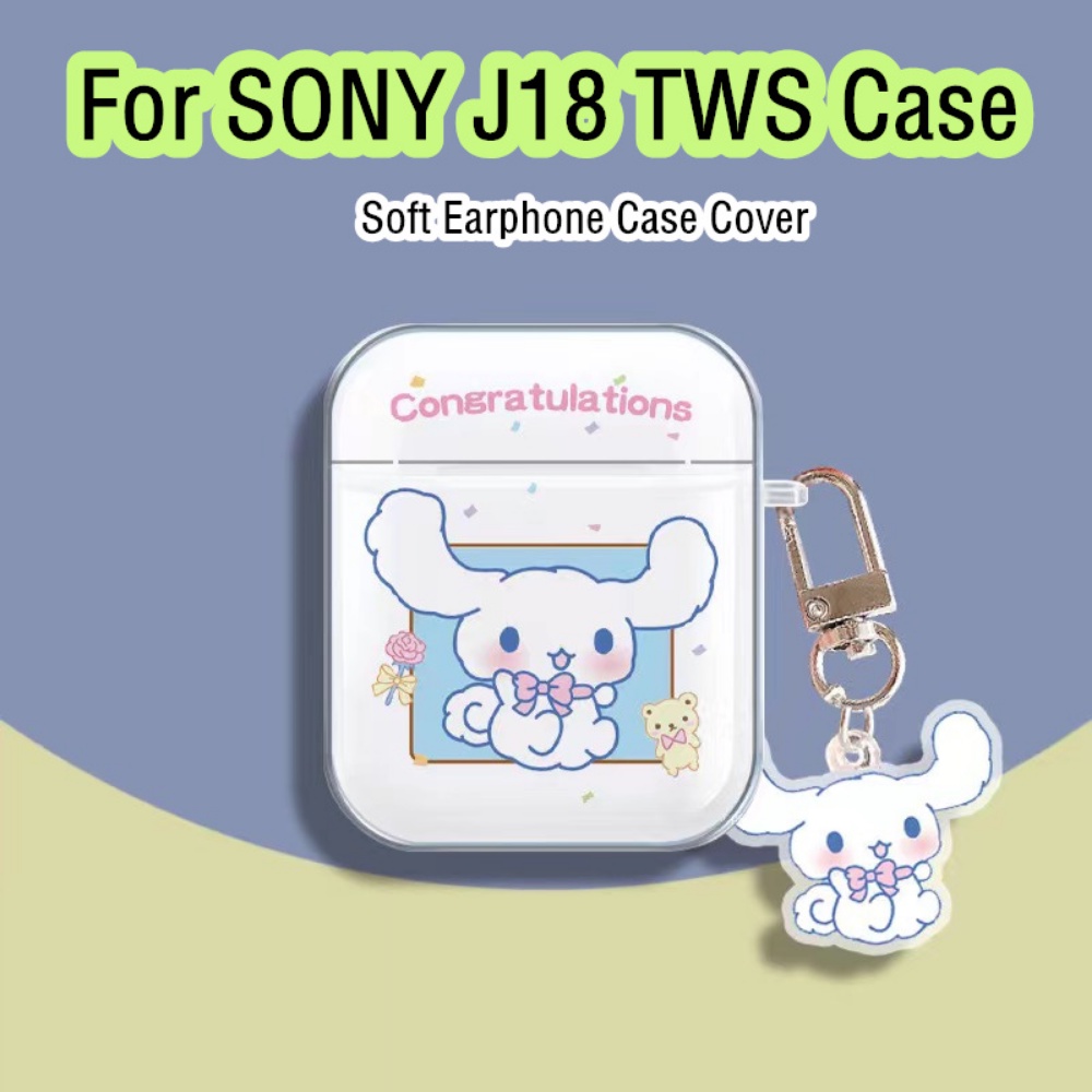 Vỏ Bảo Vệ Hộp Sạc Tai Nghe SONY J18 TWS J18 TWS Họa Tiết Hoạt Hình Dễ Thương