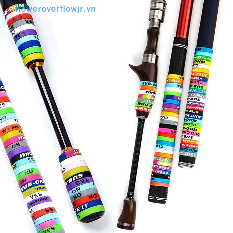 10 Vòng Silicone Hình Chữ O Cố Định Cần Câu Cá Chống Trượt