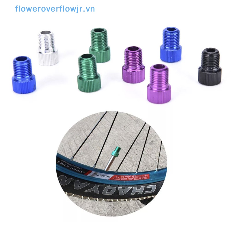 Bộ 6 Van Xe Đạp Bằng Nhôm Chuyển Đổi PRESTA Sang SCHRADER