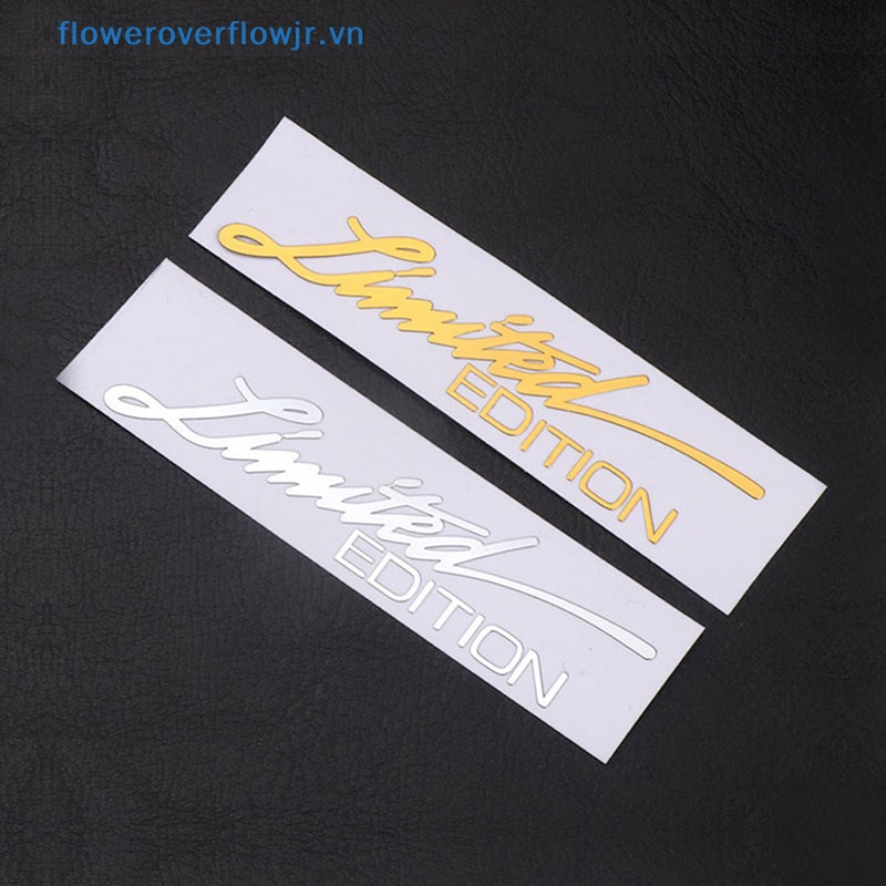 Sticker Kim Loại 3D Dán Trang Trí Xe Hơi / Xe Máy / Laptop