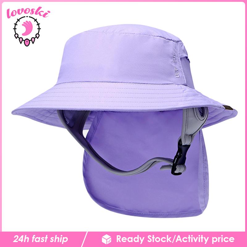 Mũ Xô Che Cổ Màu Đen Nhỏ Gọn Tiện Dụng Mang Theo Lướt Sóng / Lướt Sóng