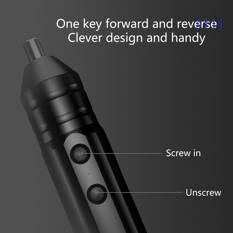 Bộ Tua Vít Điện Mini Cầm Tay Không Dây Sạc Cổng USB Chống Trượt Dùng Sửa Chữa Đồ Dùng DIY