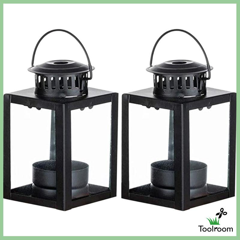 Giá Đỡ Nến Hình Lồng Đèn Trang Trí Sân Vườn Phong Cách Retro