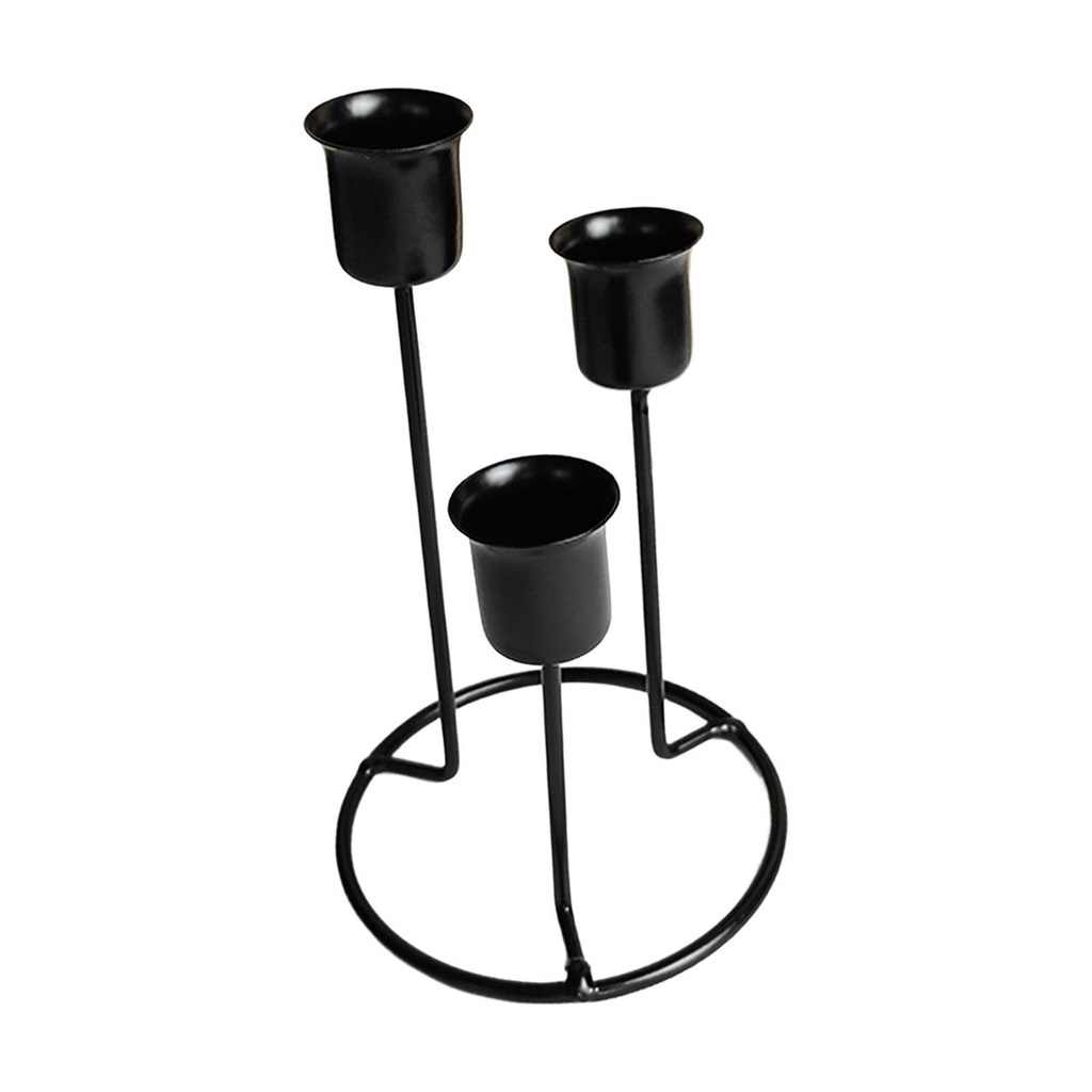 Giá Đỡ Đèn Cầy 3 Cánh Bằng Kim Loại Tiện Dụng