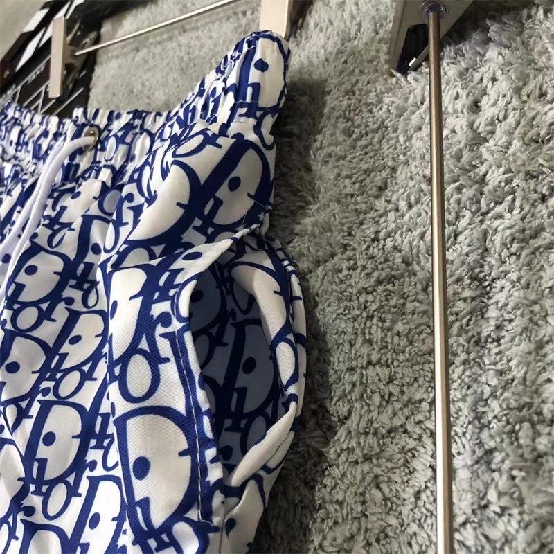 Di-trendy Quần Đi Biển Bằng Vải Dệt Khô Nhanh In Họa Tiết Giản Dị