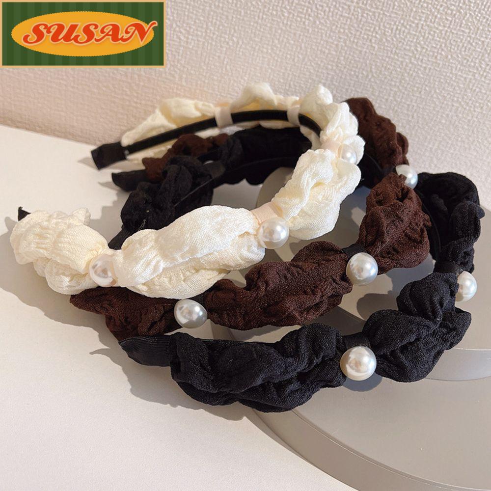 SUSANS Dây Cột Tóc Trơn Màu Sắc Xinh Xắn Dành Cho Nữ