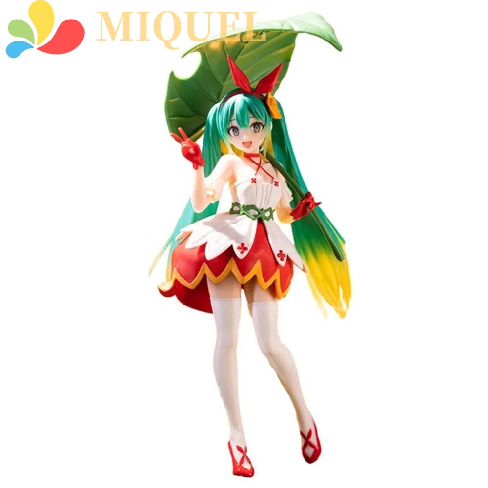 MIQUEL Mô Hình Nhân Vật Hatsune Miku 21cm Bằng PVC