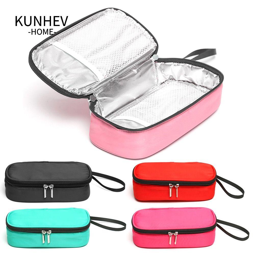 KUNHEV Túi Làm Mát Diabetic Cách Nhiệt Nhỏ Gọn Insulin