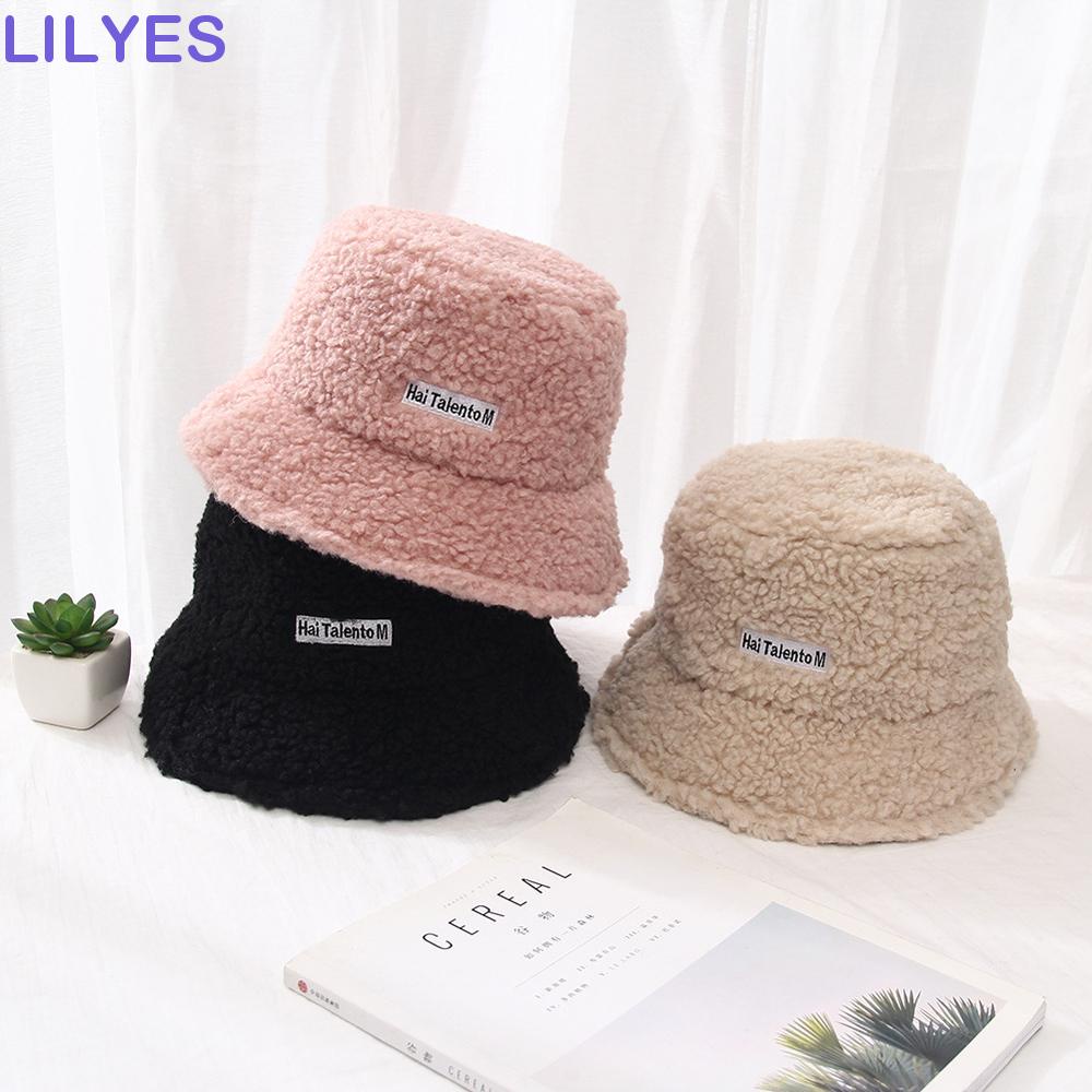 LILYES Nón Bucket Màu Sắc Thanh Lịch Cho Phái Nữ
