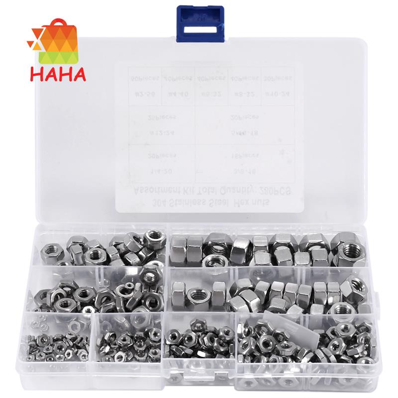 Set 280 Ốc Vít Đầu Lục Giác 2-56 - 3 / 8inch-16 UNC Bằng Thép Không Gỉ