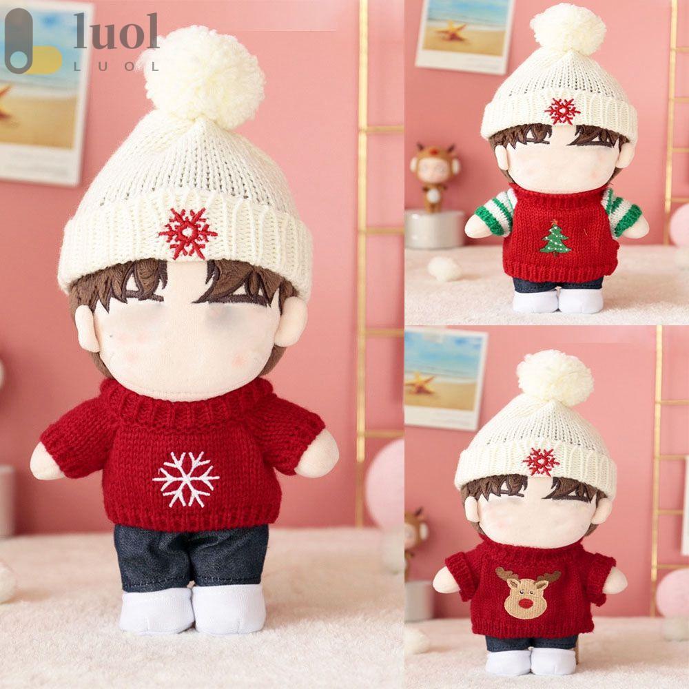 LUOL Bộ Trang Phục Cotton 5 Kiểu Dành Cho Búp Bê 20cm