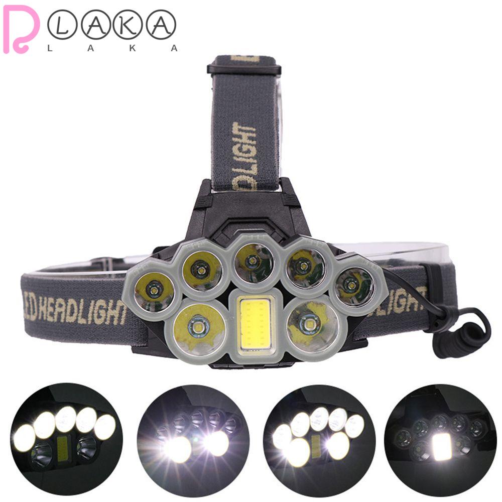 LAKAMIER Đèn Led 8 Bóng Siêu Sáng Cho Chạy Bộ / Làm Việc / Cắm Trại