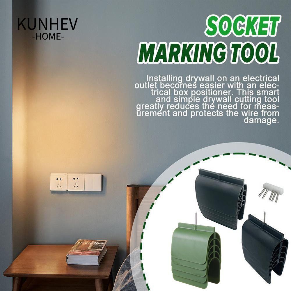 KUNHEV Bộ 3 / 5 Dụng Cụ Đánh Dấu Tường Khô Tiện Lợi