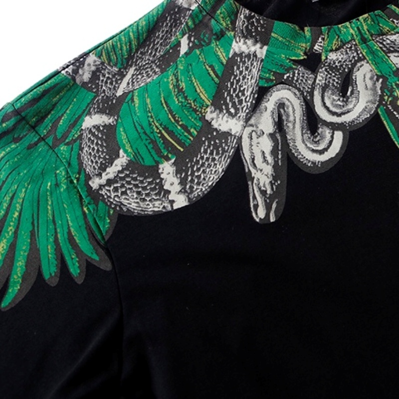 Ma &amp; - Áo Thun Tay Ngắn Họa Tiết Nhiều Màu Sắc Cá Tính Phổ Biến Nhất Thời Trang Cho Cả Nam Và Nữ