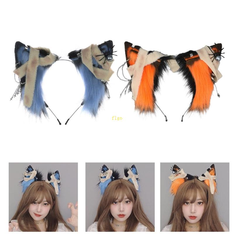 Băng Đô Tai Mèo Hoạt Hình Phong Cách Halloween