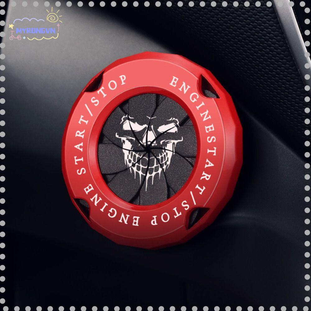 MYRONGVN Vỏ Bảo Vệ Nút Khởi Động Xe Máy Có Thể Xoay Được