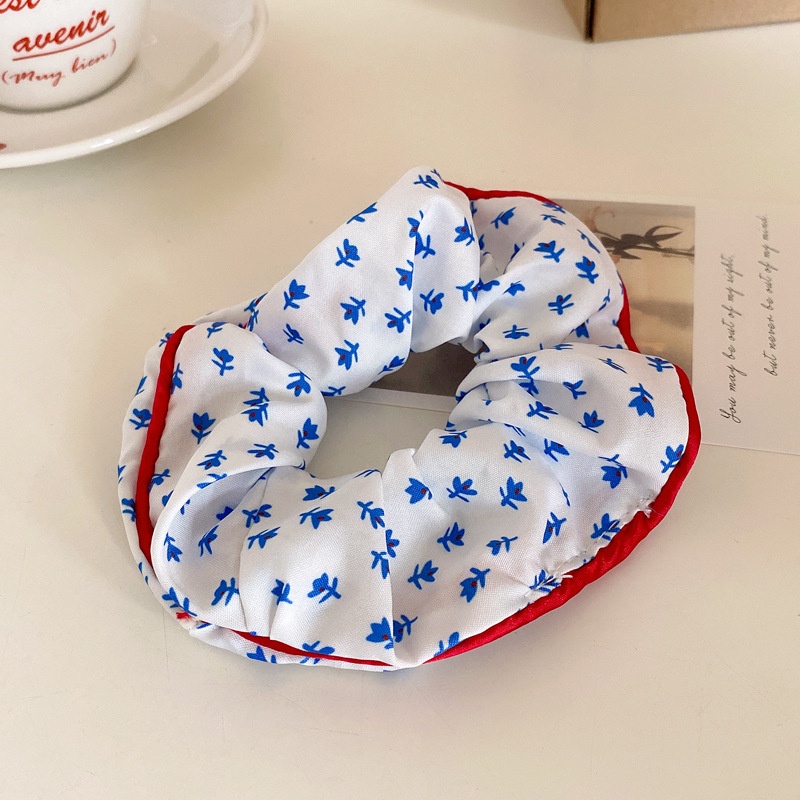 Dây Cột Tóc Co Giãn Cao Họa Tiết Hoa Xinh Xắn Cho Nữ