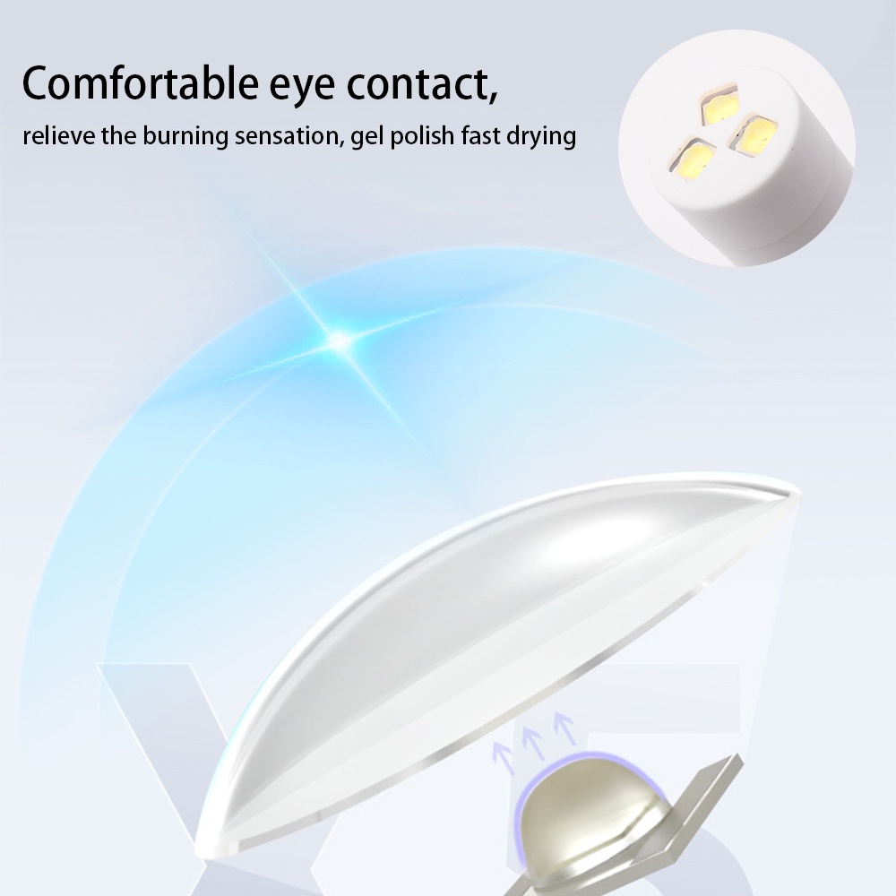 Đèn LED Sấy Khô Móng Tay Mini Nhiều Màu Kèm Sạc USB Tiện Dụng Chất Lượng Cao