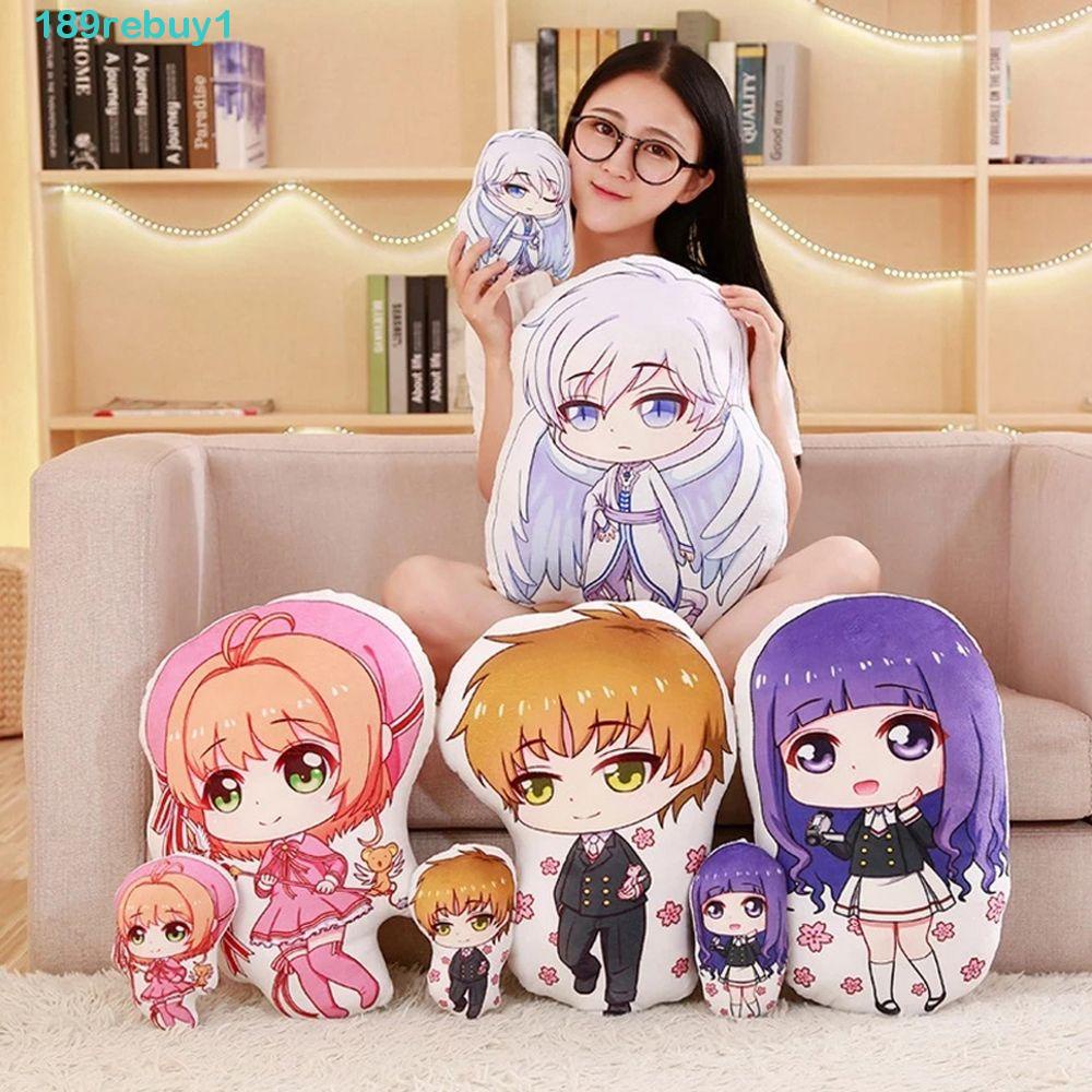 REBUY1 Thẻ Đồ chơi nhồi bông Hình Nhân Vật Anime Mềm Mại Trang Trí Phòng / Ghế Sofa