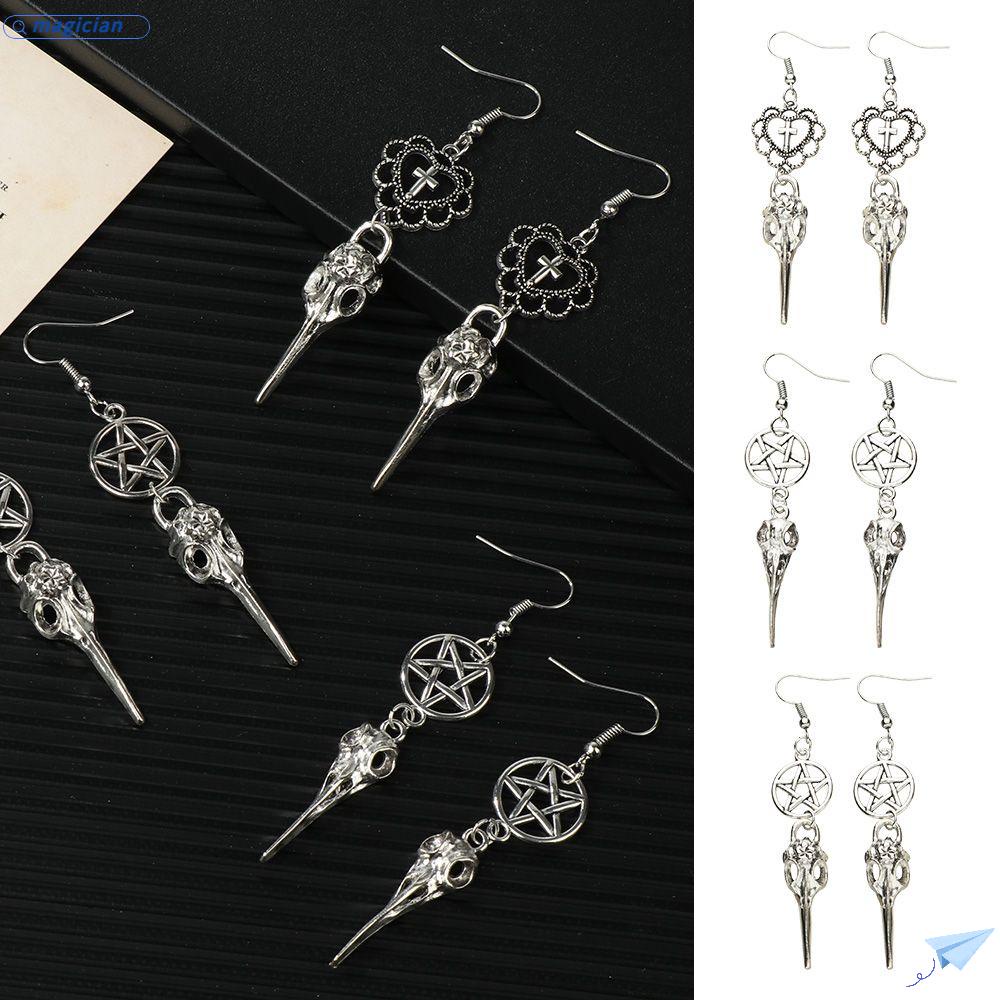 MAG Khuyên Tai Hình Đầu Lâu Phong Cách Punk 2021