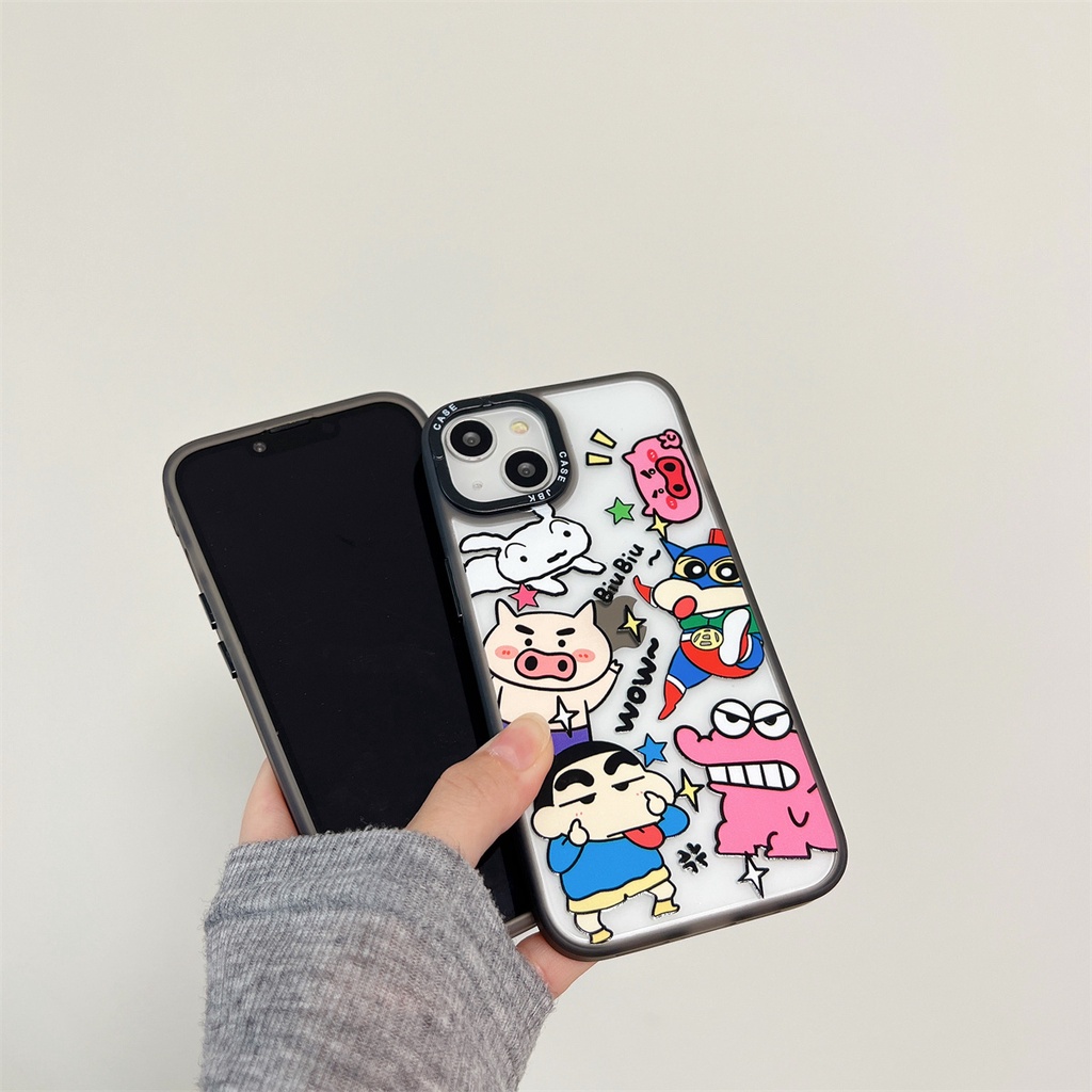 Ốp Lưng ChốNg SốC HìNh CậU Bé Shin Cho Apple IPhone 14 13 12 11 Pro Max