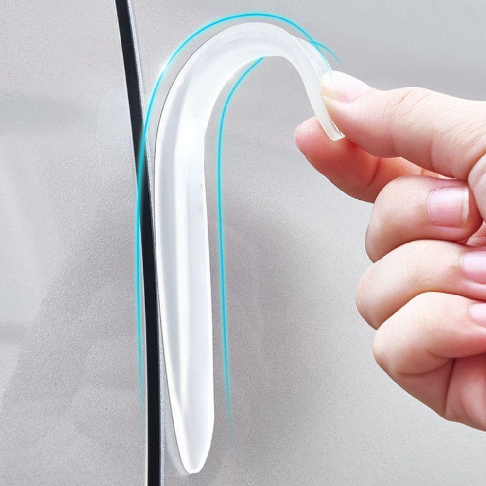 WONDER Bộ 4 Miếng Dán PU Chống Va Chạm Chống Trầy Xước Cho Cửa Xe Hơi Edge
