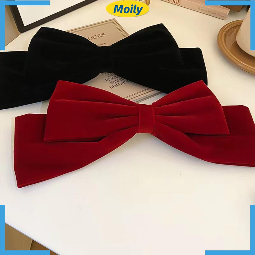 MOILYVN 1 Kẹp Tóc Hình Nơ Lớn Chất Lượng Cao