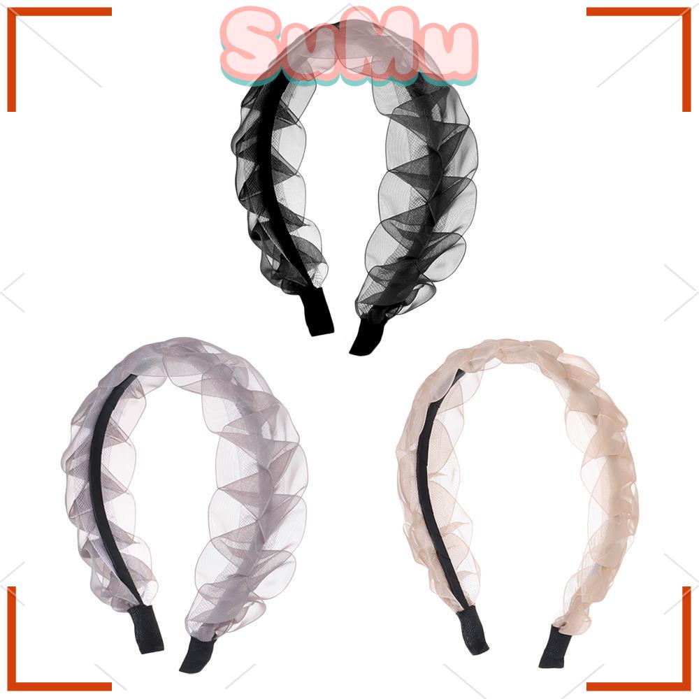 SUMU Dây Buộc Tóc Phối Ren Phong Cách Cổ Điển Cho Nữ