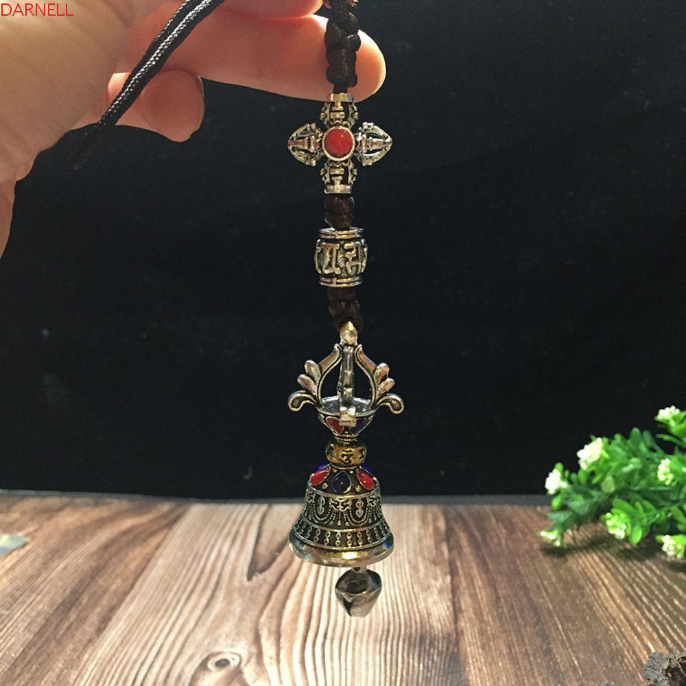 Vajra Chuông May Mắn Dây Thừng Bện Treo Túi Xách Hình Quỷ Làm Thủ Công DIY