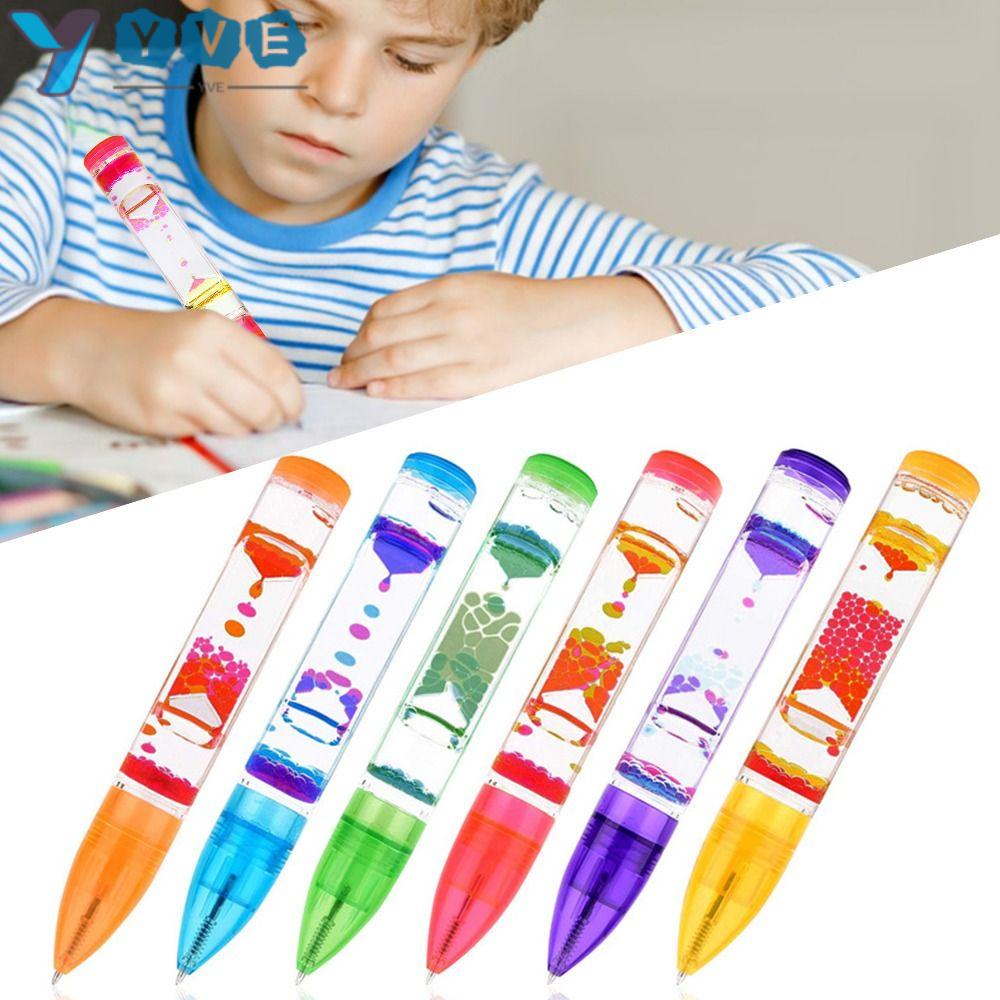 YVE Bút Thổi Bong Bóng Chuyển Động Dạng Lỏng Sáng Tạo Nhiều Màu Sắc Để Bàn Trang Trí Nội Thất Cho Trẻ Em Và Người