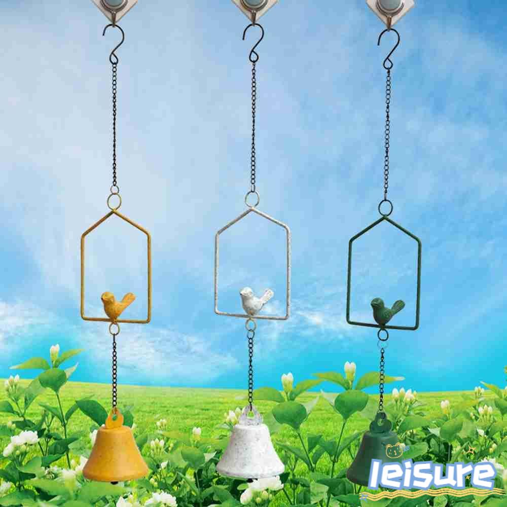 LEISURE Chuông Gió Hình Chim Ruồi Trang Trí Sân Vườn