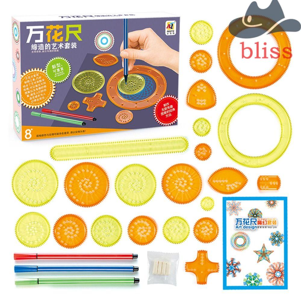 BLISS Bộ 27 Dụng Cụ Vẽ Tranh Nhiều Màu Sắc Cho Bé