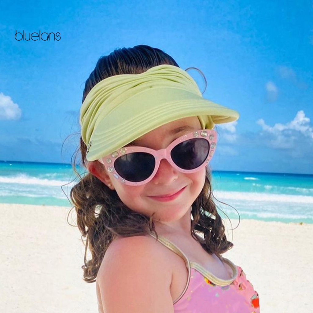 Mũ Chống Nắng Chống Tia Cực Tím Thiết Kế Rỗng Màu Trơn Cho Hoạt Động Ngoài Trời