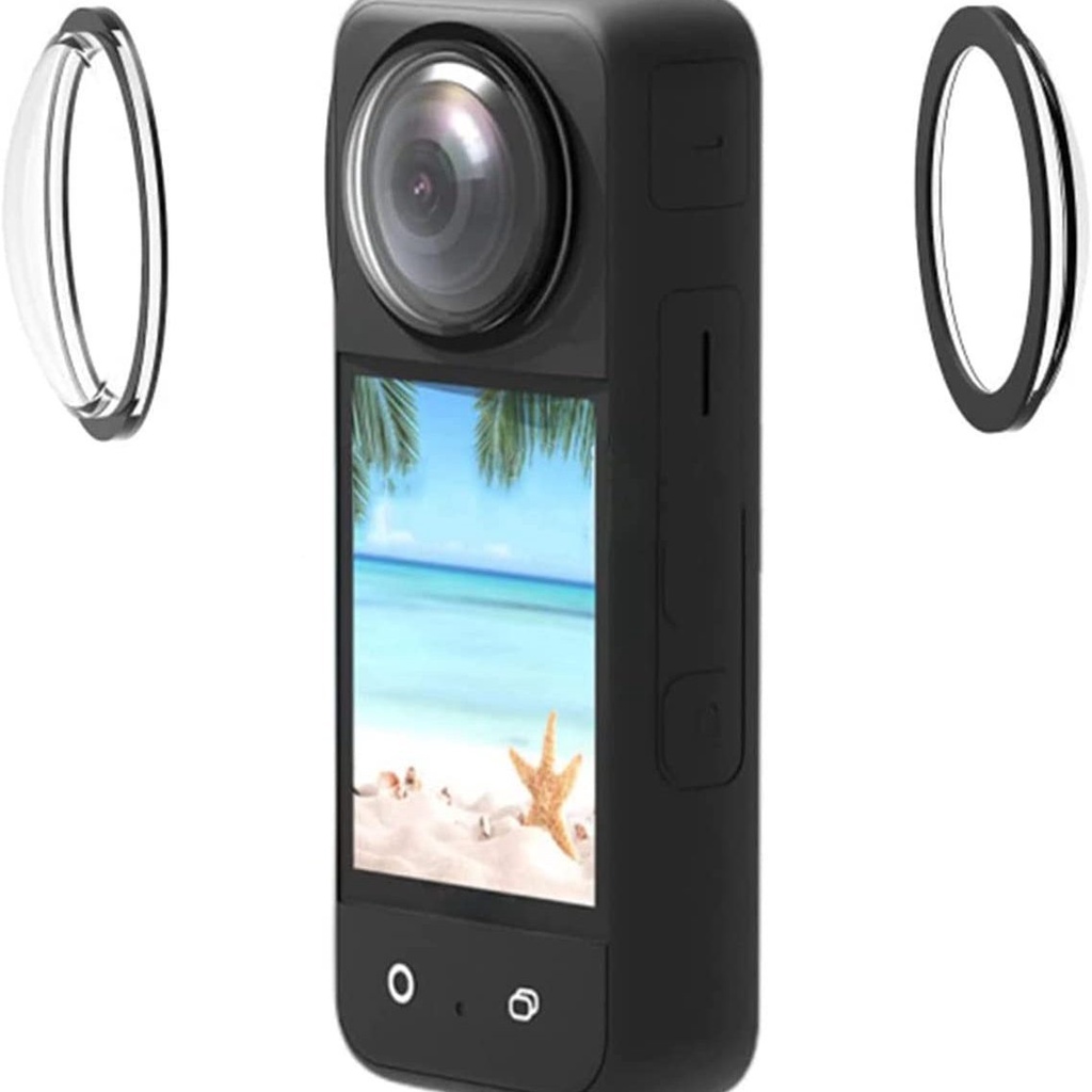 Bộ 3 Món Kính Bảo Vệ Ống Kính Máy Ảnh Toàn Cảnh Insta360 X3