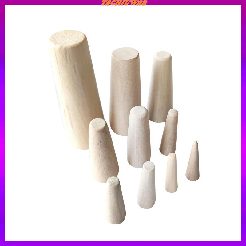 Bộ 10 Nút Bịt Cống Thoát Nước Bằng Gỗ Khẩn Cấp Cho Thuyền Buồm