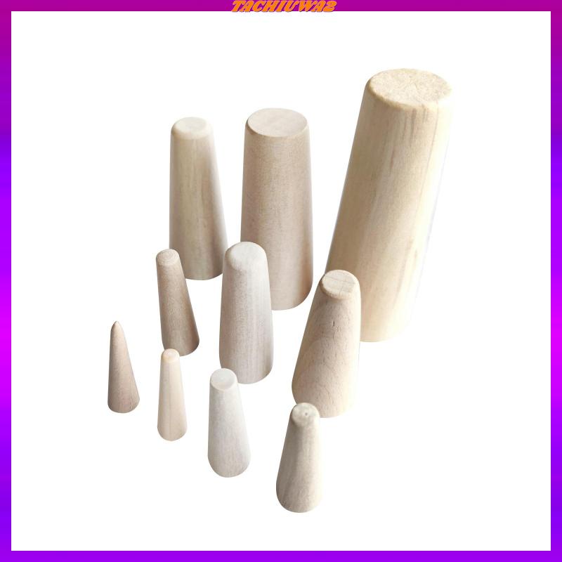Bộ 10 Nút Bịt Cống Thoát Nước Bằng Gỗ Khẩn Cấp Cho Thuyền Buồm