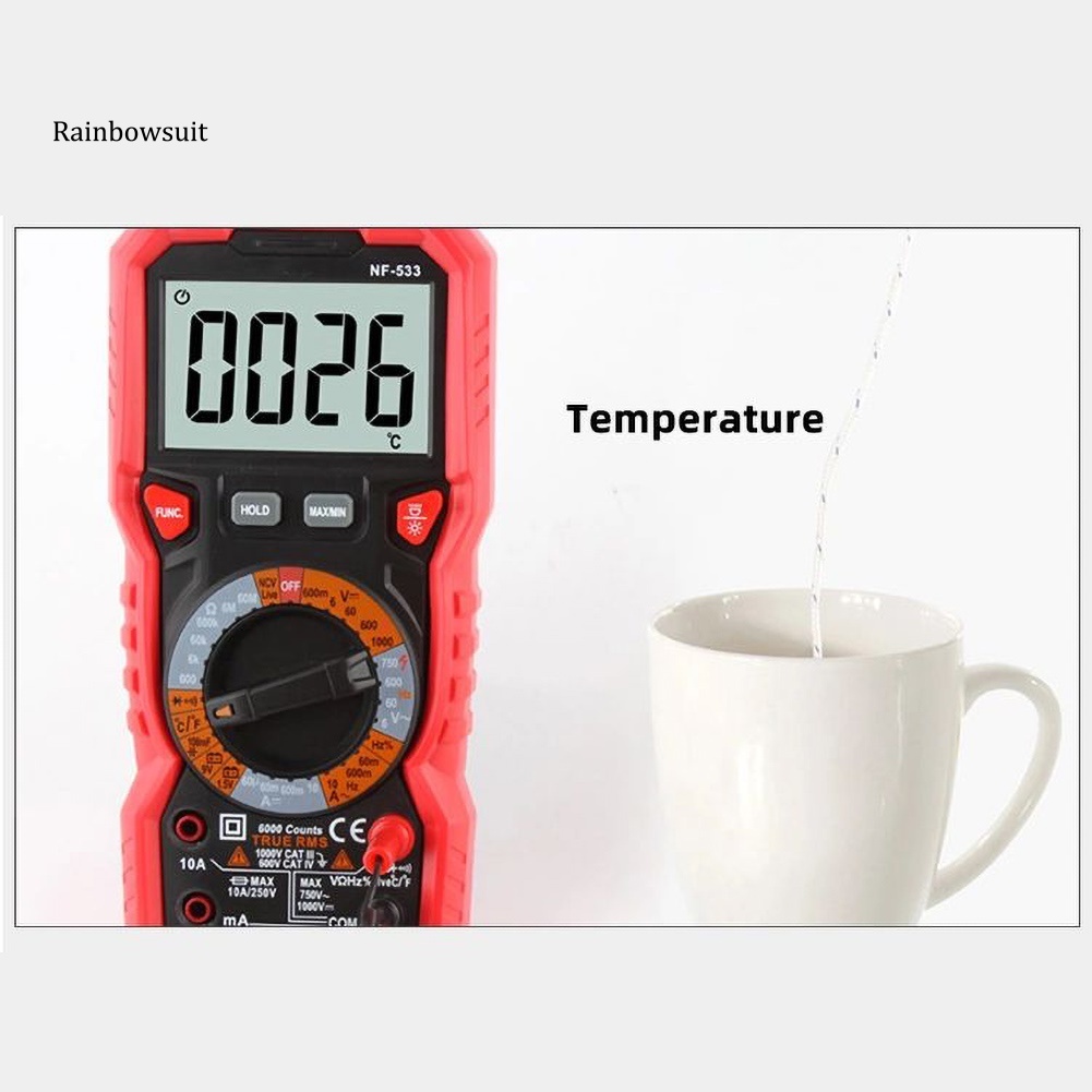 Đồng Hồ Đo Điện Áp Kỹ Thuật Số Màn Hình LCD NF-531 / 532 / 533