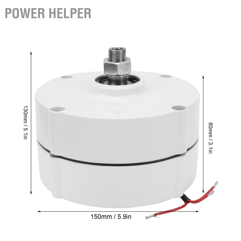 Power Helper Máy phát điện nam châm vĩnh cửu xoay chiều 3 pha AVAN‑400w Vật tư công nghiệp cmman12.vn